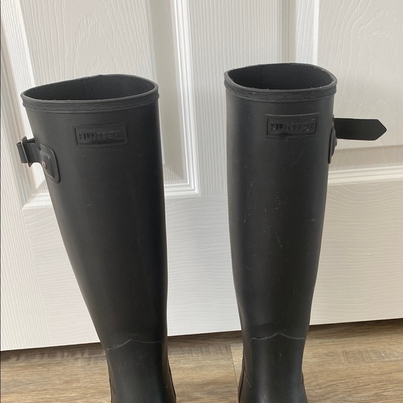 Hunter Black Waterproof Footwear - Picture 10 of 13